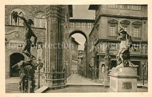 AK / Ansichtskarte Firenze_Toscana Interno della Loggia de Lanzi Firenze Toscana