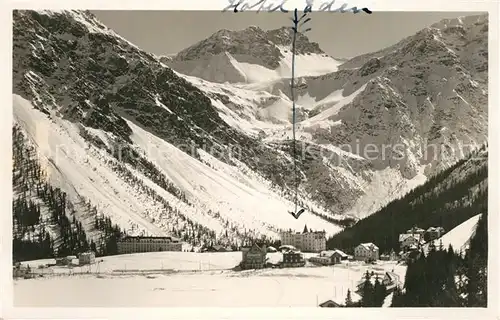AK / Ansichtskarte Arosa_GR Winterpanorama Alpen Arosa_GR