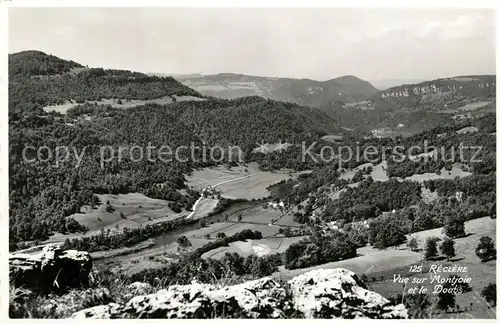 AK / Ansichtskarte Reclere Vue sur Montjoie et le Doubs Reclere