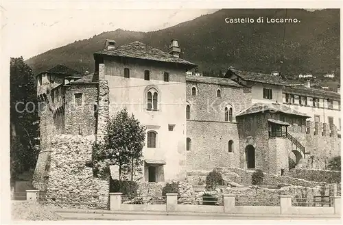 AK / Ansichtskarte Locarno_Lago_Maggiore Castello Locarno_Lago_Maggiore