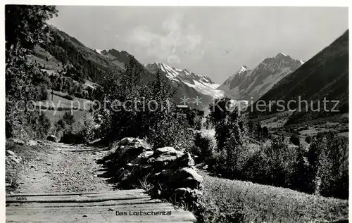 AK / Ansichtskarte Loetschental Landschaftspanorama Alpen Loetschental