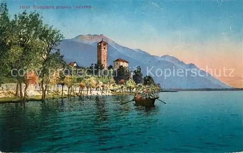 AK / Ansichtskarte Locarno_Lago_Maggiore Rivaplana Locarno_Lago_Maggiore