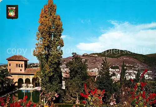 AK / Ansichtskarte Granada_Andalucia Jardines del Partal Granada Andalucia