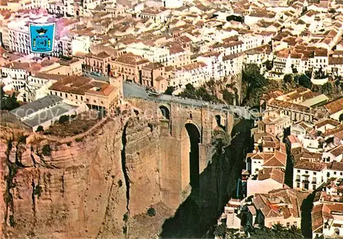 AK / Ansichtskarte Ronda Puente vista aerea Ronda