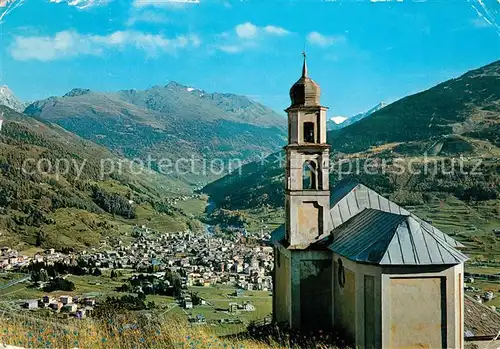 AK / Ansichtskarte Bormio Panorama Kirche Bormio