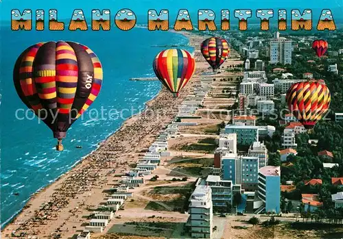 AK / Ansichtskarte Milano_Marittima Panorama Ballon Luftaufnahme Milano_Marittima