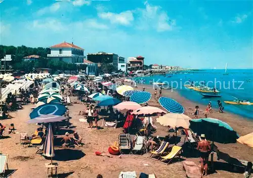 AK / Ansichtskarte Viserbella_di_Rimini Spiaggia Strand Viserbella_di_Rimini