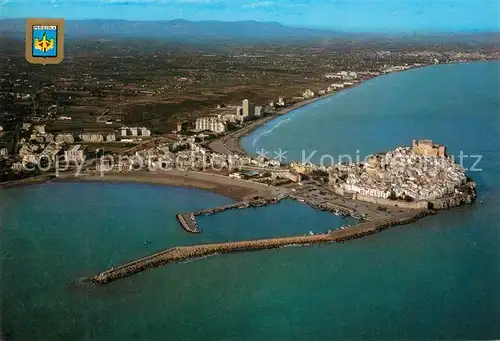 AK / Ansichtskarte Peniscola Vista aerea Peniscola