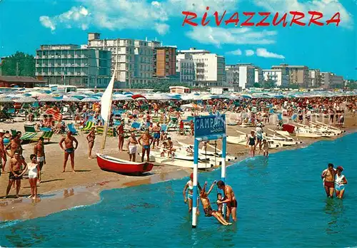 AK / Ansichtskarte Rivazzurra Strand Hotels Rivazzurra