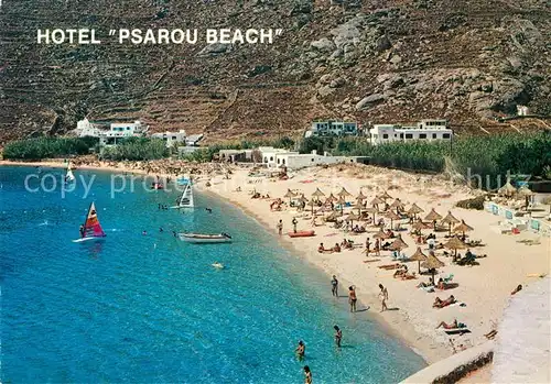 AK / Ansichtskarte Psarou Hotel Psarou Beach Strand 