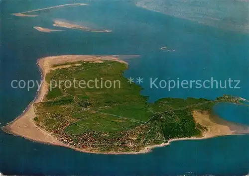 AK / Ansichtskarte Borkum_Nordseebad Fliegeraufnahme aus 4000 m Flughoehe Borkum_Nordseebad