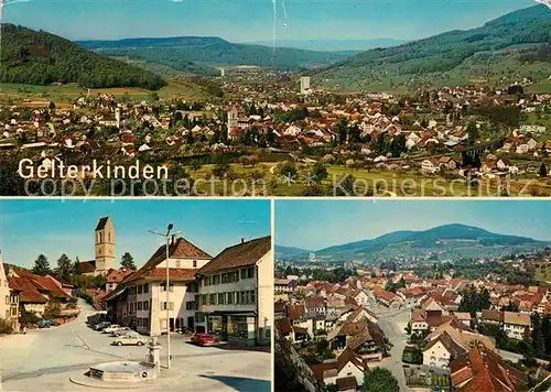 AK / Ansichtskarte Gelterkinden Panorama Ortszentrum Blick zur Kirche Gelterkinden