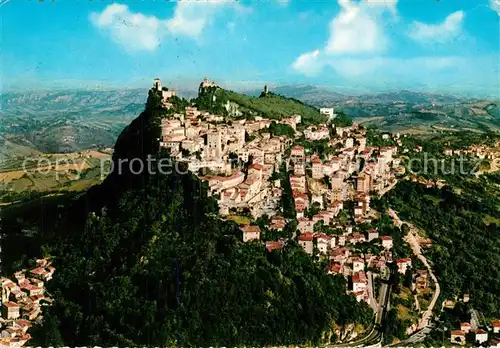 AK / Ansichtskarte San_Marino_Repubblica Fliegeraufnahme San_Marino_Repubblica