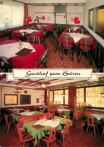 AK / Ansichtskarte Niederwinden_Elztal Gasthaus zum Baeren Niederwinden Elztal