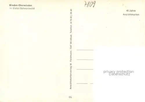 AK / Ansichtskarte Oberwinden_Elztal Kirche Oberwinden Elztal