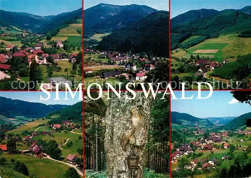 AK / Ansichtskarte Simonswald Panorama  Simonswald