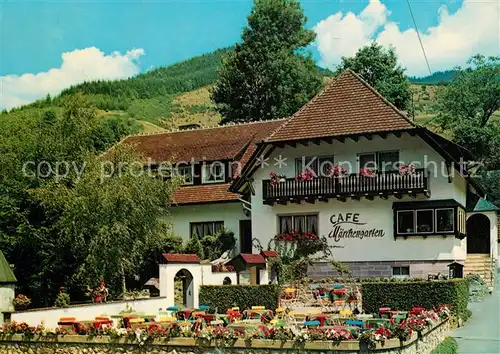 AK / Ansichtskarte Simonswald Pension Cafe Maerchengarten Simonswald