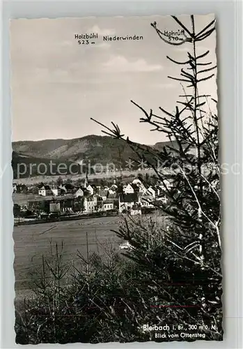 AK / Ansichtskarte Bleibach Panorama Gasthaus Bahnhof Bleibach