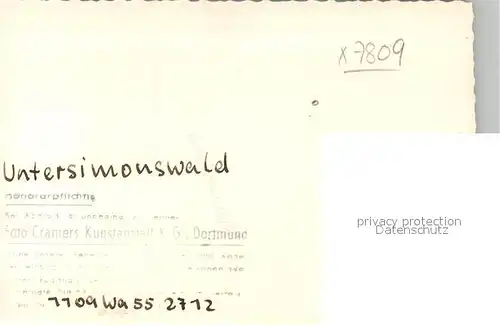 AK / Ansichtskarte Untersimonswald Panorama Untersimonswald