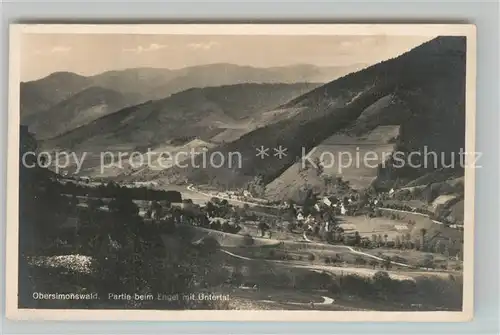 AK / Ansichtskarte Obersimonswald Panorama Untertal Obersimonswald
