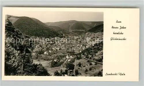 AK / Ansichtskarte Lambrecht Panorama Neujahrskarte Lambrecht