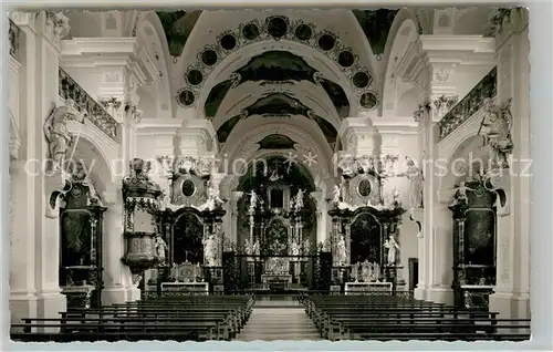 AK / Ansichtskarte St_Peter_Schwarzwald Kirche Altarraum St_Peter_Schwarzwald