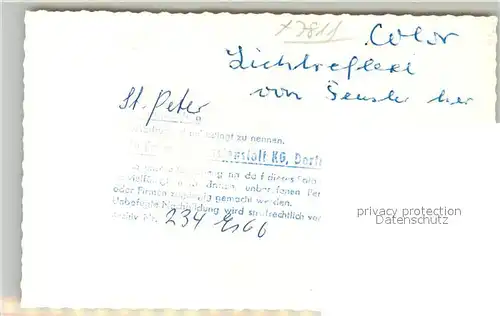 AK / Ansichtskarte St_Peter_Schwarzwald Kirche Altarraum St_Peter_Schwarzwald