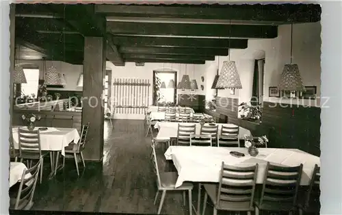 AK / Ansichtskarte St_Peter_Schwarzwald Hotel Hirsch Speisesaal St_Peter_Schwarzwald