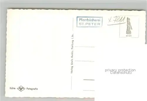 AK / Ansichtskarte St_Peter_Schwarzwald Kirche Feldberg St_Peter_Schwarzwald
