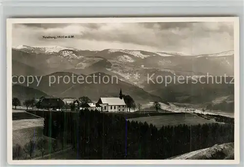 AK / Ansichtskarte St_Peter_Schwarzwald Maria Lindenbrg Kurhaus Wallfahrtskapelle St_Peter_Schwarzwald