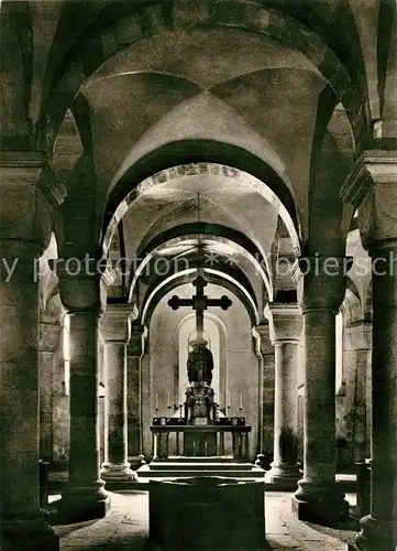 AK / Ansichtskarte Speyer_Rhein Dom Chorraum Krypta  Speyer Rhein