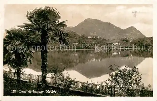 AK / Ansichtskarte Lago_di_Lugano Partie am See Lago_di_Lugano