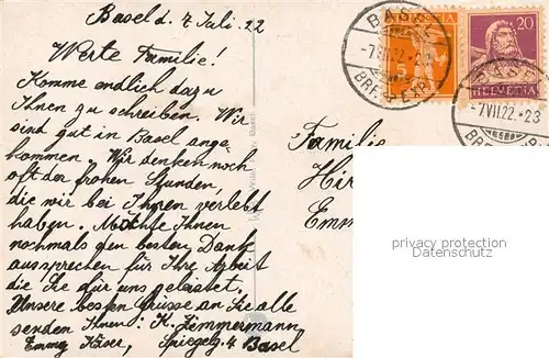 AK / Ansichtskarte Basel_BS Muenster mit Pfalz Rheinpartie Basel_BS