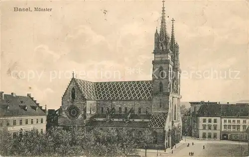 AK / Ansichtskarte Basel_BS Muenster Basel_BS