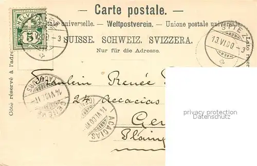 AK / Ansichtskarte Basel_BS Wettsteinbruecke Basel_BS