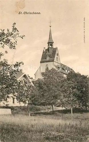 AK / Ansichtskarte St_Chrischona Kirche St_Chrischona