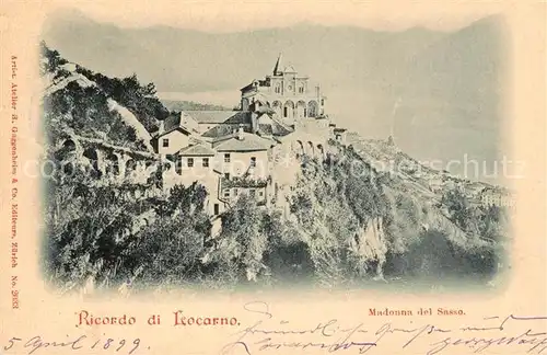 AK / Ansichtskarte Locarno_TI Madonna del Sasso Locarno_TI