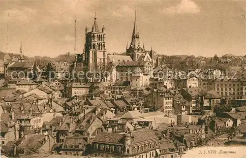 AK / Ansichtskarte Lausanne_VD Kirchenpartie Lausanne VD