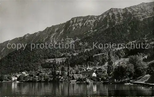 AK / Ansichtskarte Leissigen Partie am Thunersee Leissigen