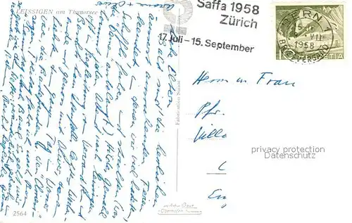 AK / Ansichtskarte Leissigen Partie am Thunersee Leissigen