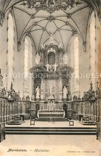 AK / Ansichtskarte Mariastein_SO Hochaltar Mariastein_SO