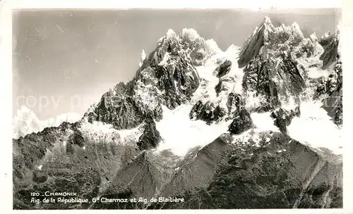 AK / Ansichtskarte Chamonix Aig. de la Republique Chamonix