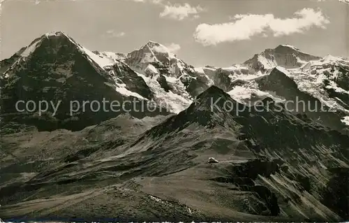 AK / Ansichtskarte Maennlichen Jungfrau Moench Eiger Maennlichen