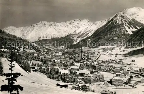 AK / Ansichtskarte Davos_GR Blick gegen Rhaetikon und Seehorn Davos_GR