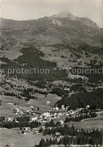 AK / Ansichtskarte Lenzerheide_GR Fliegeraufnahme mit Staetzerhorn Lenzerheide GR