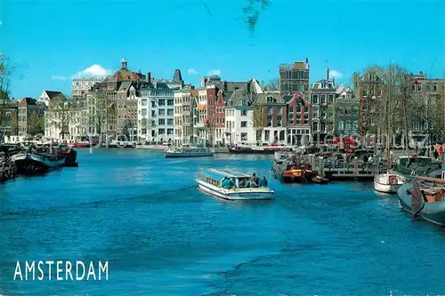 AK / Ansichtskarte Amsterdam_Niederlande Amstelpartie Amsterdam_Niederlande