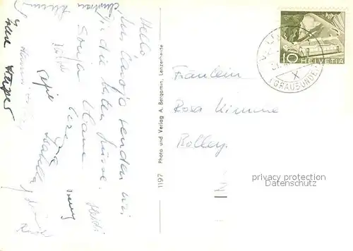 AK / Ansichtskarte Lenzerheide_GR Heidsee und Oberhalbsteinerberge Lenzerheide GR