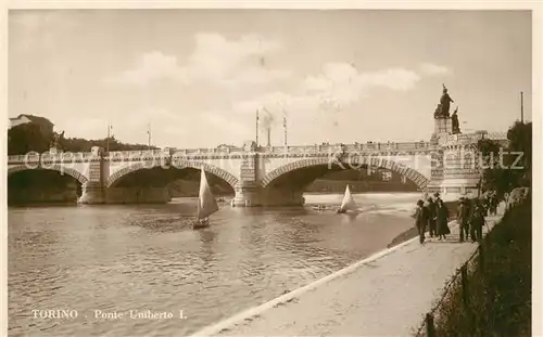 AK / Ansichtskarte Torino Ponte Umberto I Torino