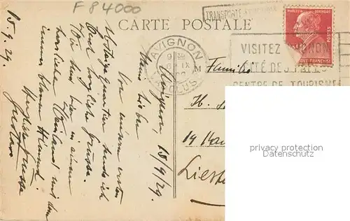 AK / Ansichtskarte Avignon_Vaucluse Les Bords du Rhone Rocher des Doms Avignon Vaucluse