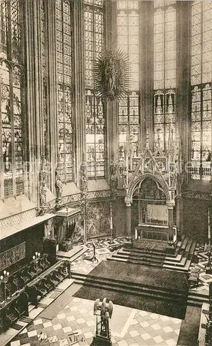 AK / Ansichtskarte Aix la Chapelle Cathedrale Interieur du choeur Kaiserdom Chor Aix la Chapelle